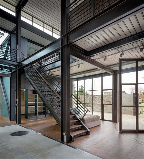 house inside metal building|contemporary steel frame homes.